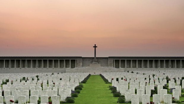 Heroes at rest ... many Australian soldiers are buried at Pozieres.