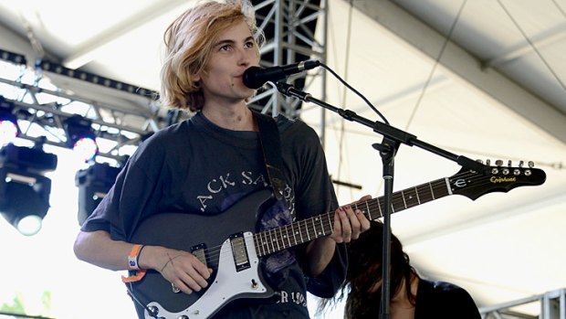 Arrested for 'heroin' ... DIIV frontman Zachary Smith Cole.
