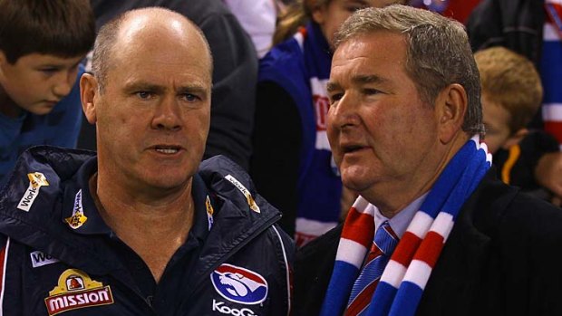 Dogs for how much longer? Rodney Eade and David Smorgon.