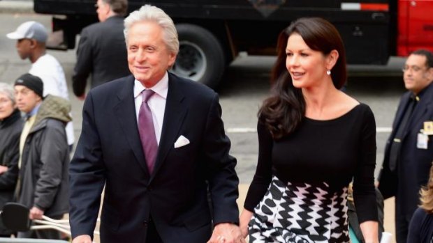 Together again: Michael Douglas and Catherine Zeta Jones out this year.