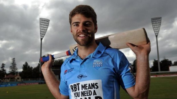 NSW opener Ryan Carters was caught behind for 72 off Michael Hogan.