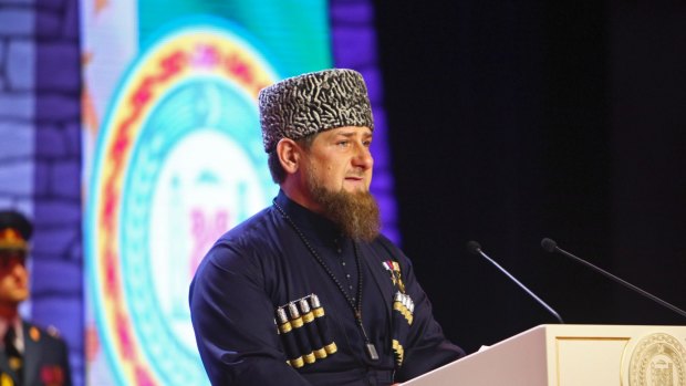 Chechen leader Ramzan Kadyrov.