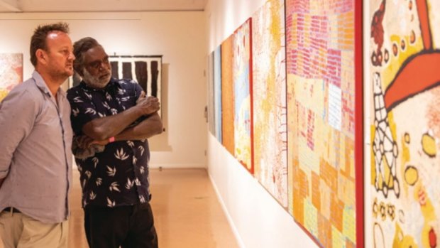 For Indigenous artists, Desert Mob is about sharing stories.