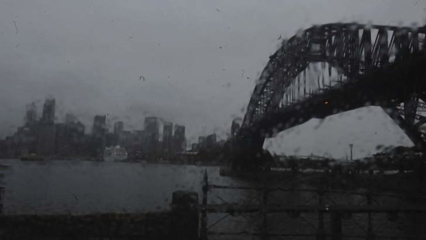 Sydney got lashed with rain overnight.