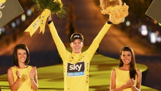Christ Froome, winner of the 2013 Tour de France, is hoping for a repeat victory this year. 
