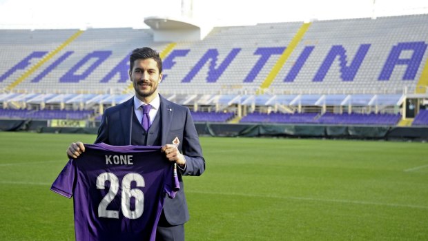Australia bound: Fiorentina Greek midfielder Panagiotis Kone.