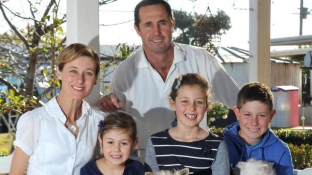 A matter of control: Geoff Hunt murdered his wife and three children in rural NSW last week.