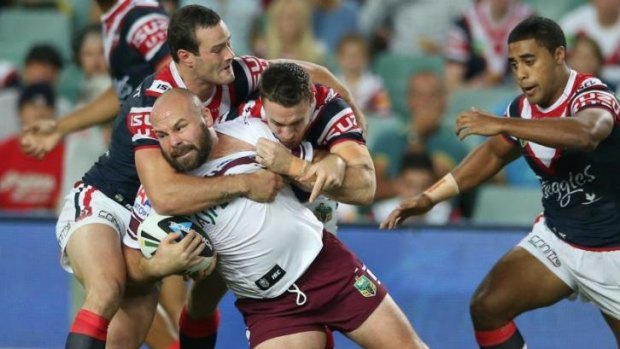 Standing his ground: Glenn Stewart wants Manly to put their best offer on the table.