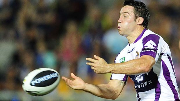 On fire: Fresh from Arizona, Cooper Cronk almost single-handedly beat the Cowboys.