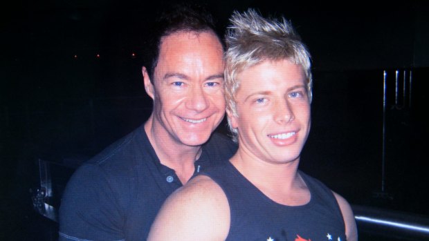 Michael Atkins and Matthew Leveson before Matthew's disappearance in 2007.