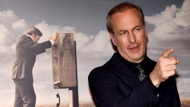Showman: Actor Bob Odenkirk at the series premiere of  Better Call Saul in Los Angeles.