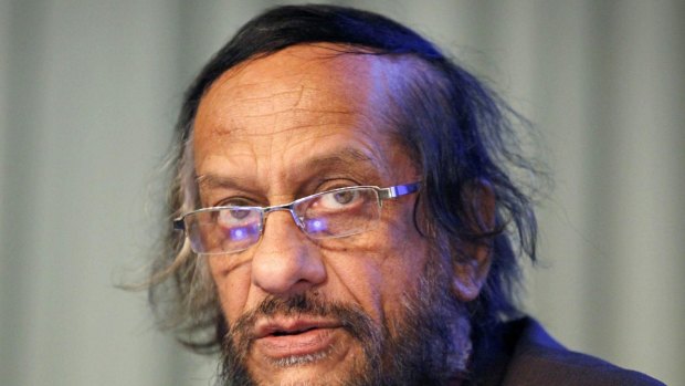 IPCC chief Dr Rajendra Pachauri at the UN Climate Change Conference in Copenhagen in 2009.