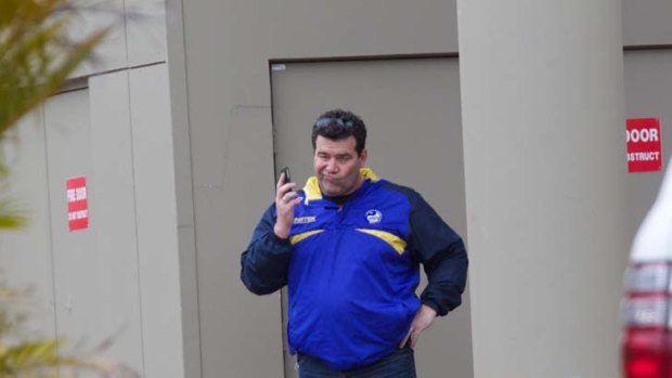 Controversy ... Paul Osborne, at the clubhouse yesterday, says he has cleared his debts to the Eels.