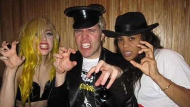 Lady Gaga and gossip blogger Perez Hilton in happier times.