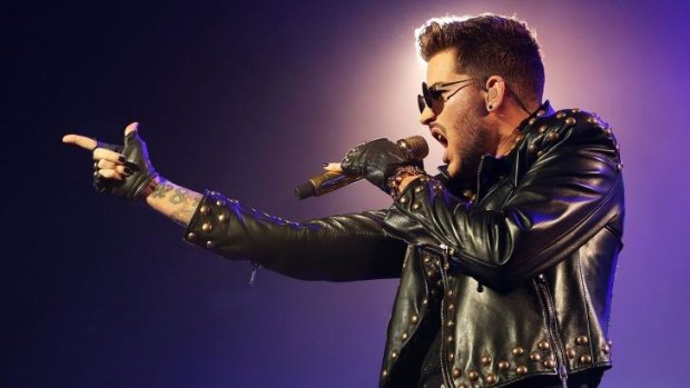 No, not George Michael ... A super camp and note-perfect Adam Lambert still could not outdo Freddy Mercury as frontman of Queen.