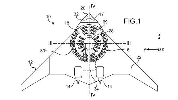 The 'flying doughnut' design Airbus has put in a patent request for.