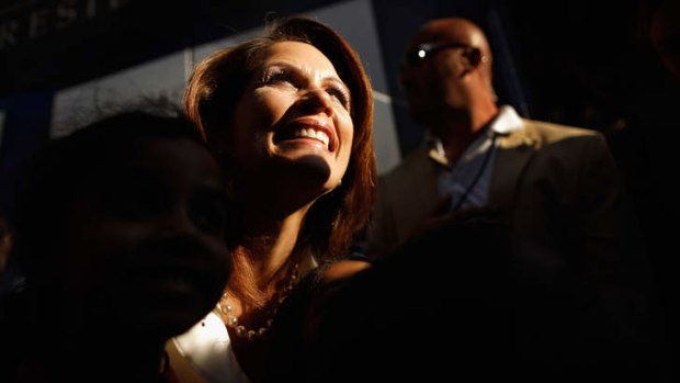 Michele Bachmann during her campaign for the Republican presidential nomination.