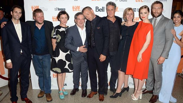 Rousing reception: The cast and crew at the <i>Felony</i> premiere in Toronto.