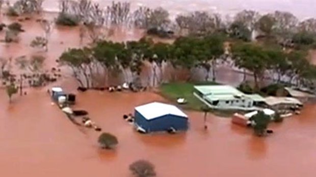 Carnarvon has been hit by its worst floods since 1960.