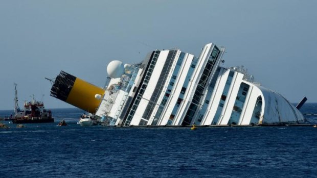 Thirty-two people died when the ship hit rocks.