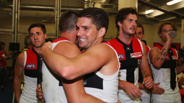 Leigh Montagna and the Saints are looking forward to the challenge of a Friday night game this week.