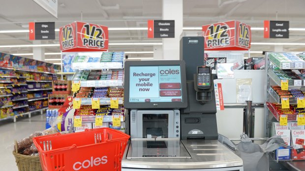 Coles stores in NSW were empty until 1pm on Anzac Day, while Woolworths was a hive of activity.
