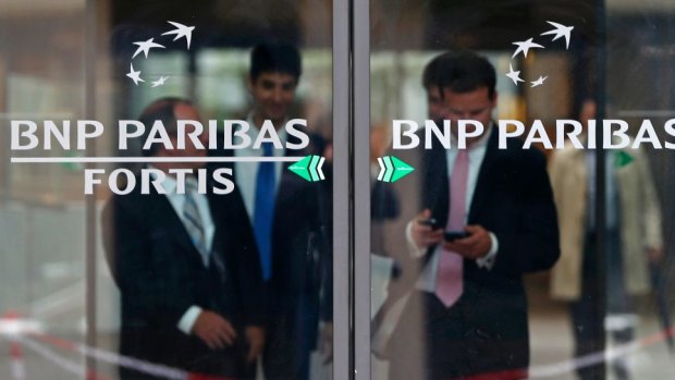 A lawyer for BNP briefly appeared in New York state court on Monday and pleaded guilty to one count of falsifying business records and one count of conspiracy.
