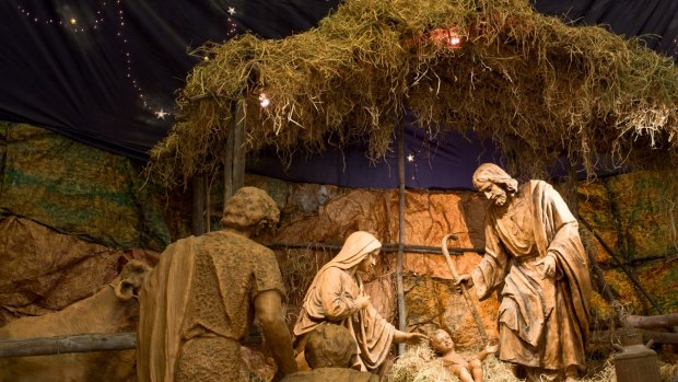 Away in a manger? This particular detail of the story isn't in the Bible.