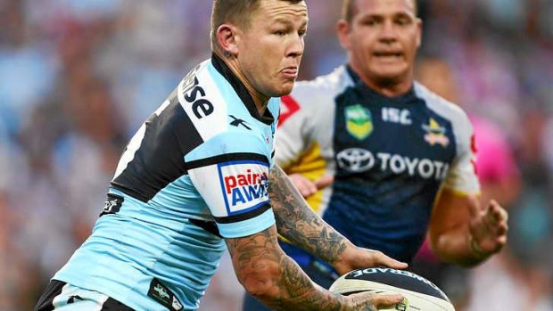 Hamstrung: Todd Carney is set to miss the Sharks finals clash against Manly.