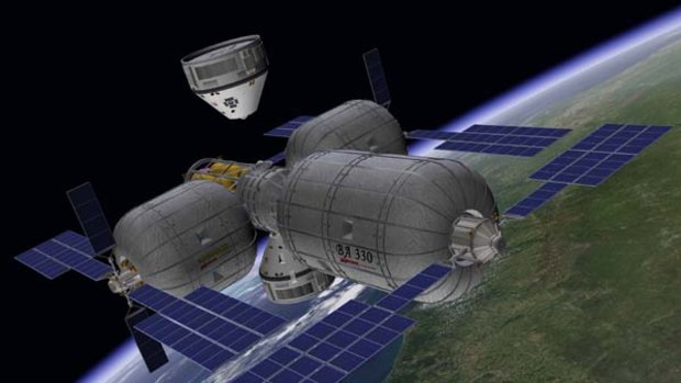 Boeing plans for its CST-100 (top) to take tourists to the International Space Station by 2015.