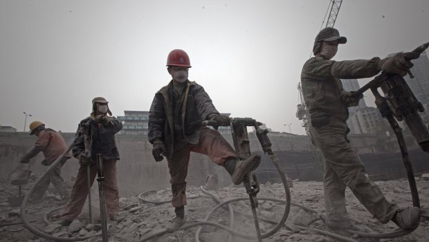 China's great construction boom is over.