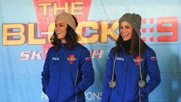 Hot property: <i>The Block Sky High</i> winners Lysandra, left, and Alisa Fraser.