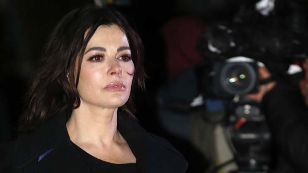 Silent dignity: Nigella Lawson says she has suffered bullying and abuse.