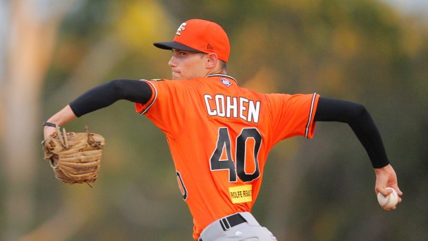 Canberra Cavalry manager Michael Collins has been impressed with starting pitcher Louis Cohen.