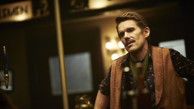 Knotty science fiction: Ethan Hawke in <i>Predestination</i>, written and directed by Australian filmmakers the Spierig Brothers.