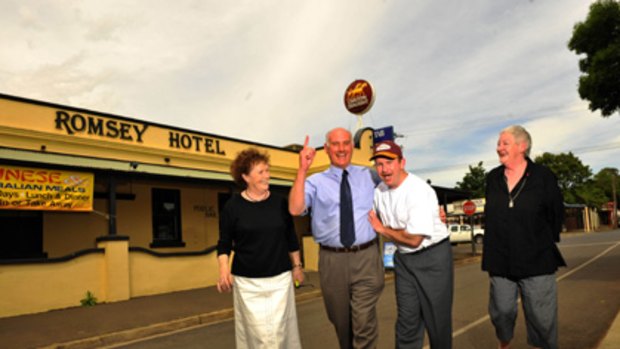 Councillors Joan Donovan, John Letchford, Henry McLaughlin and resident Anne Phelan celebrate the tribunal’s ruling.