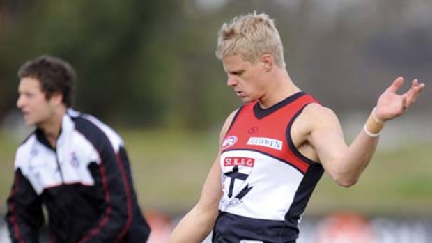 Nick Riewoldt resumed full training during the week.
