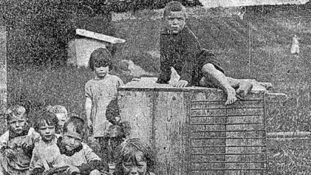 Children at "the Home" in Ireland in 1924 (Connaught Tribune, 21st June 1924) Source:  @Limerick1914