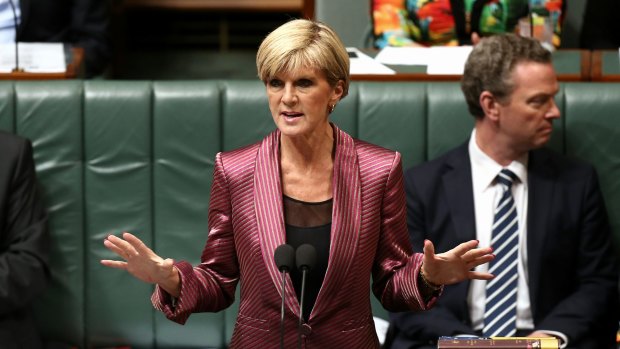 Clamp-down: Julie Bishop has announced 
a new strategy to deal with the people who abuse the consular assistance system.