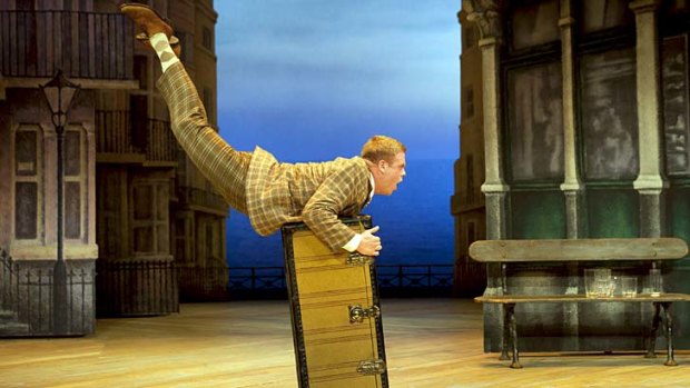 Bags packed &#8230; on the eve of his arrival in Australia for a four-month tour playing the hapless Francis Henshall in <i>One Man, Two Guvnors</i>.