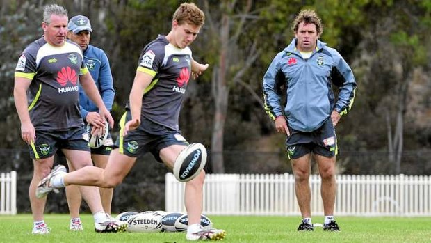 Brett Kimmorley is likely to stay on as a Raiders assistant coach.