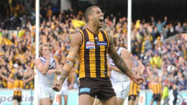 Hawthorn's grand final win will, subject to AFL approval, be Lance Franklin's final game for the Hawks.