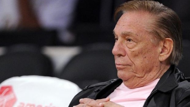Race row: Owner of the LA Clippers, Donald Sterling.