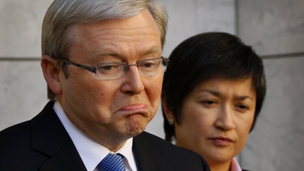 Kevin Rudd and Penny Wong.