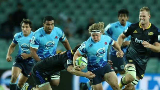 Keeping his mind on the job: Waratahs star Michael Hooper has been mentioned as a potential Wallabies captain.