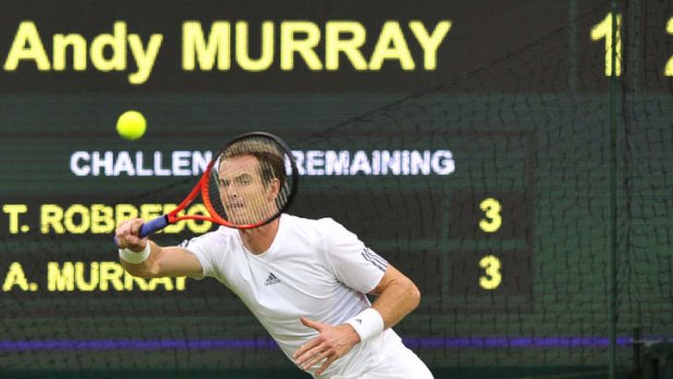 "I went for it and hit a lot of winners": Andy Murray.
