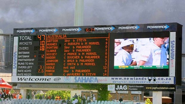 Where did it all go wrong? ... Australia only just avoided posting the lowest Test score ever.