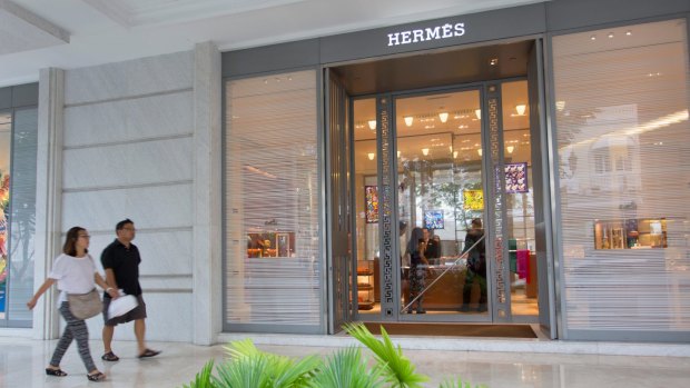Hermes store at Union Square shopping mall, Ho Chi Minh City, Vietnam 