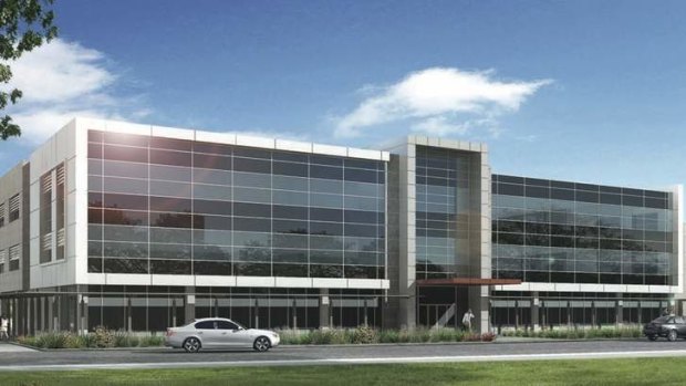 Artist's impression of Pellicano Group's $11 million speculative office building in the Parkview Estate in Moorabbin.
