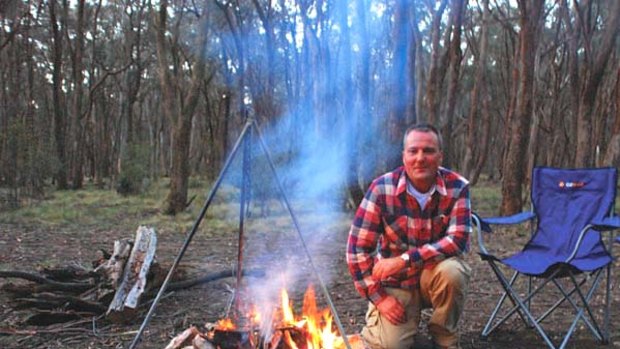 Bush tuckered ... camping out with Life's an Adventure.